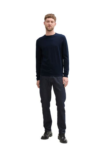TOM TAILOR Strickpullover navy