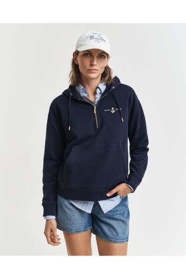 GANT Hoodie dunkelblau