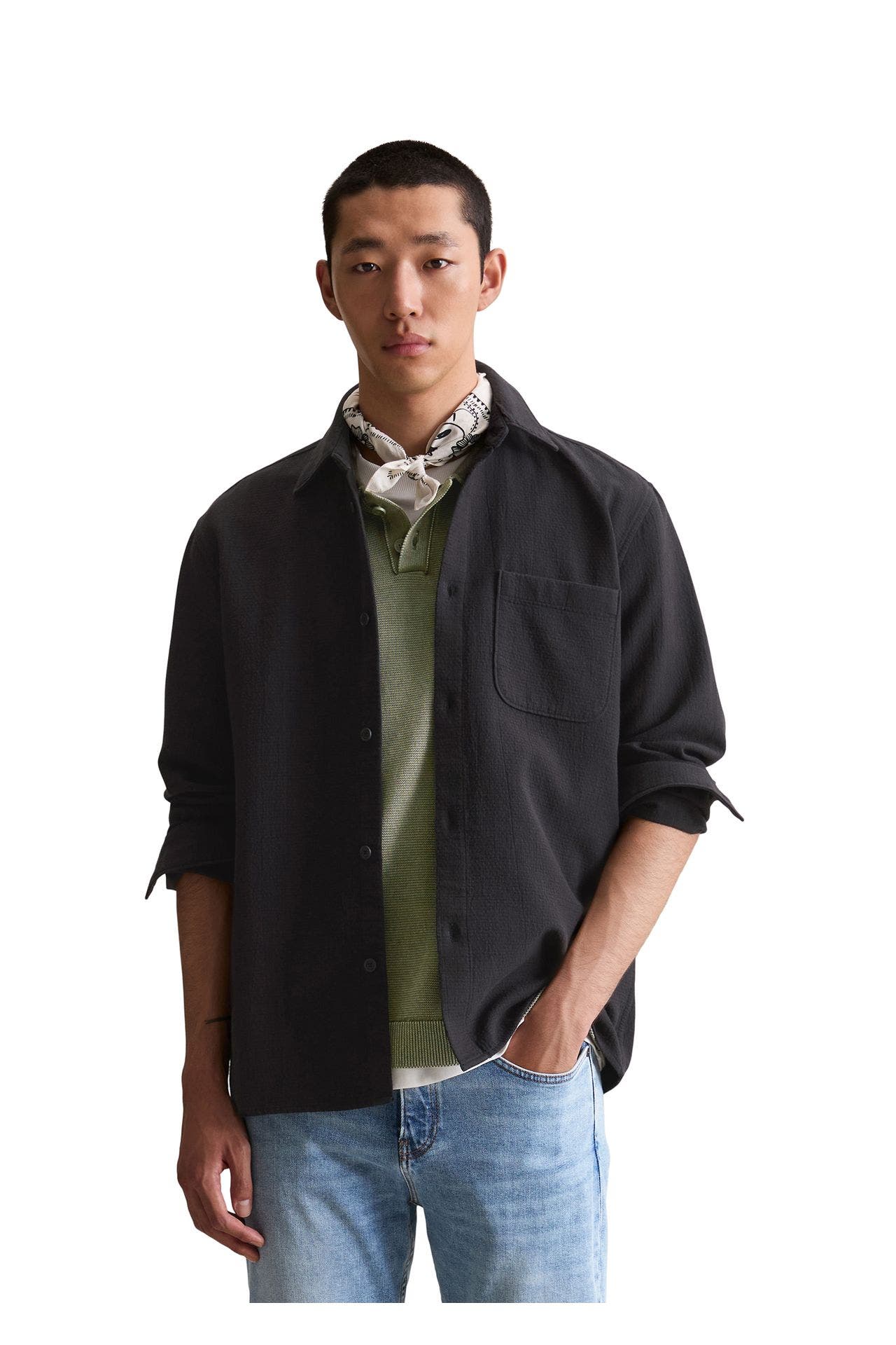 MARC O'POLO DENIM Overshirt schwarz, Bild 1