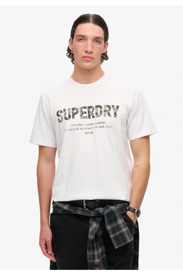 SUPERDRY T-Shirt weiß