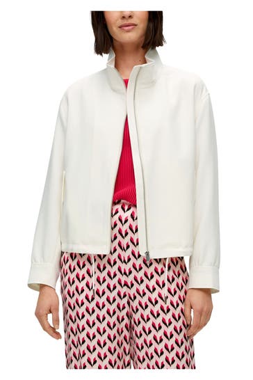 S.OLIVER BLACK LABEL Blouson weiß