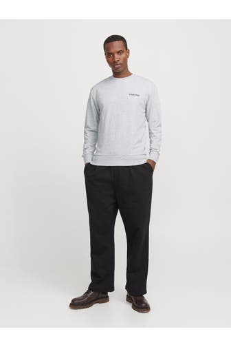 JACK & JONES Sweatshirt hellgrau