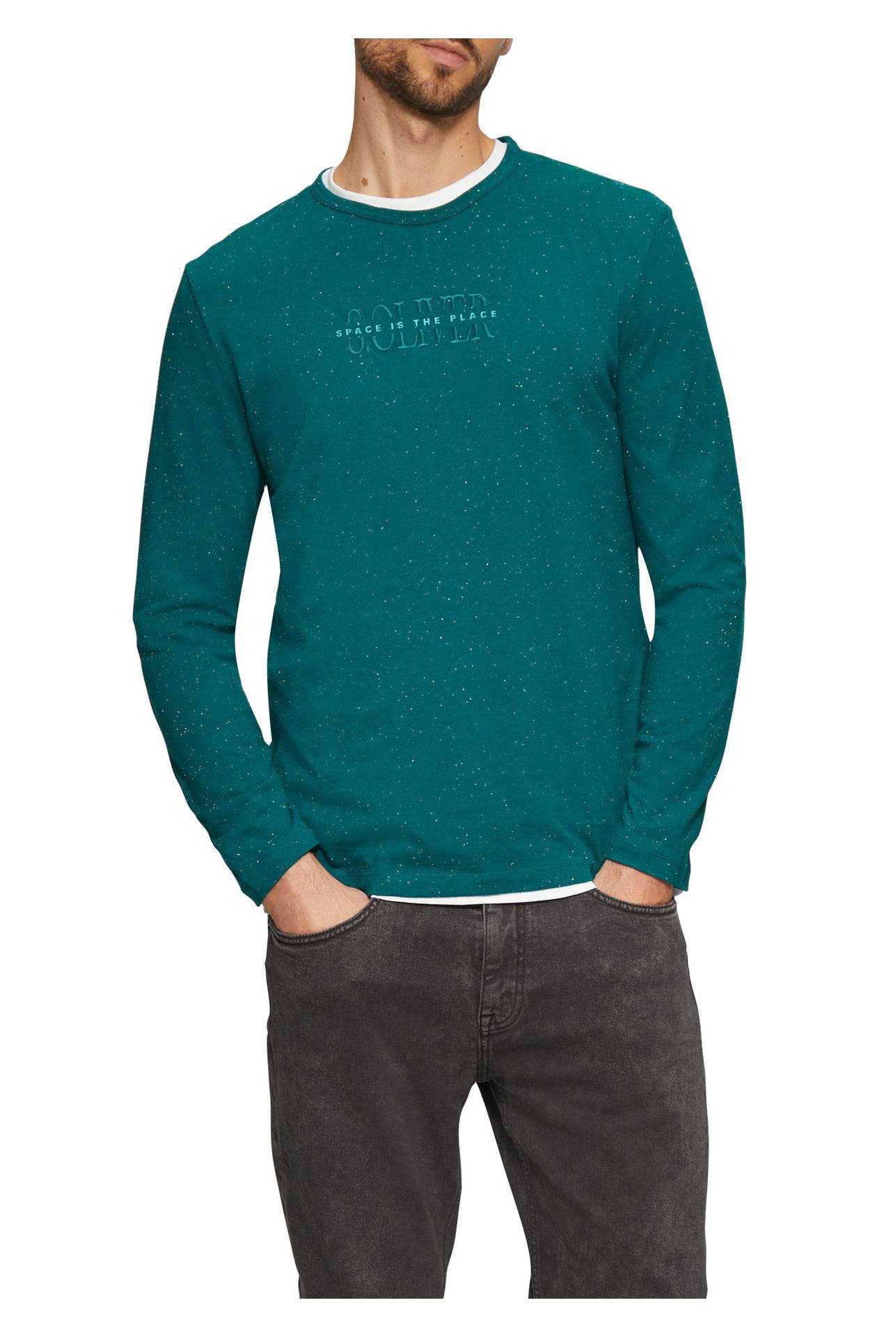 S.OLIVER Longsleeve petrol, Bild 1