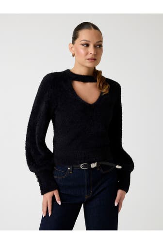 GUESS Strickpullover schwarz