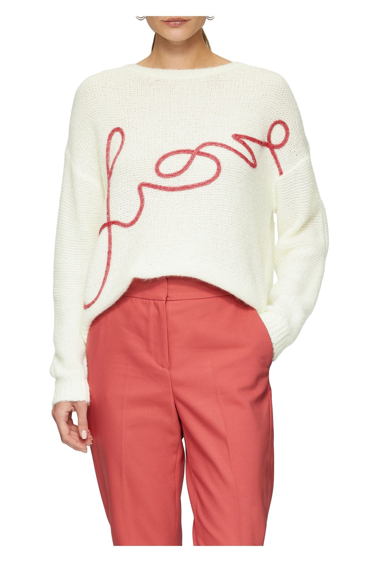 S.OLIVER BLACK LABEL Strickpullover ecru, Bild 1
