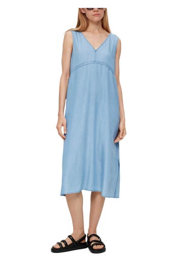 S.OLIVER Casual-Kleid hellblau