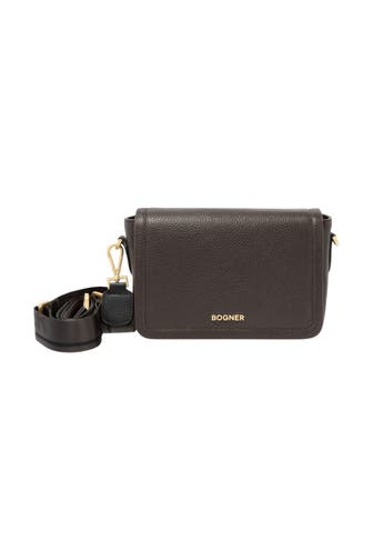 BOGNER Schultertasche 'Wallis Bar' dunkelbraun