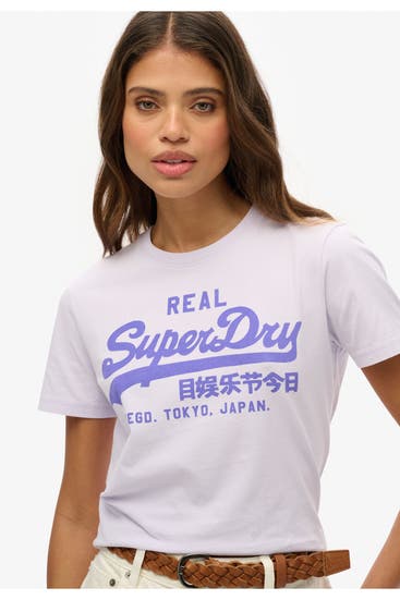 SUPERDRY - T-Shirt helllila