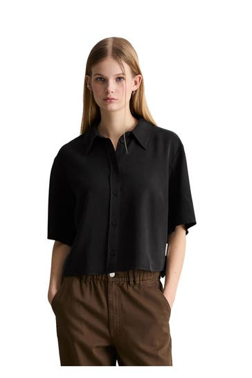 MARC O'POLO DENIM Black Blouse Shirt