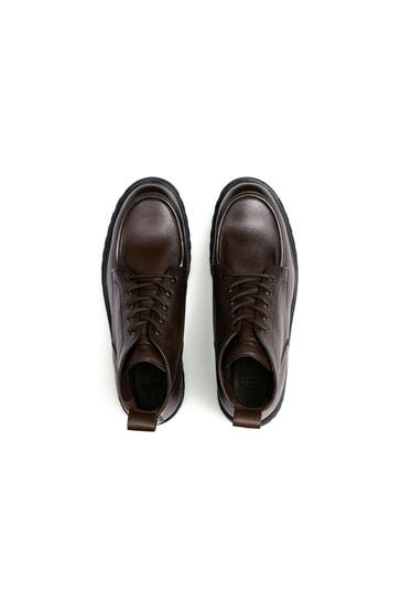 LLOYD Leder-Boots 'Select' schwarzbraun