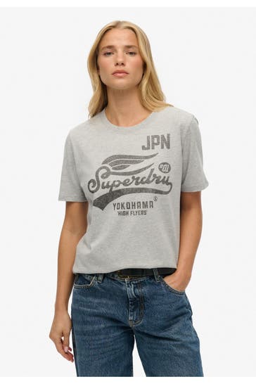 SUPERDRY T-Shirt grau