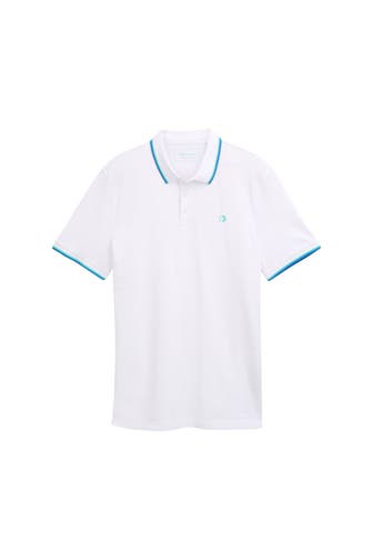 TOM TAILOR Polo-Shirt weiß