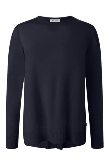 MAERZ MUENCHEN Wollpullover nachtblau