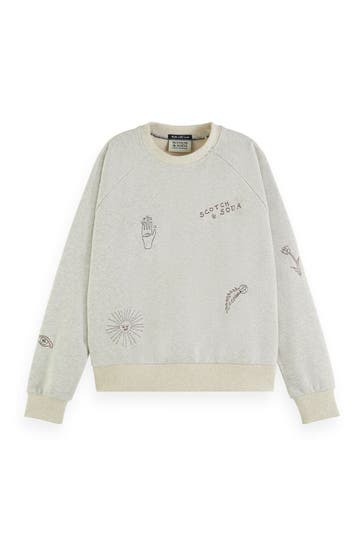 SCOTCH & SODA Sweatshirt grau