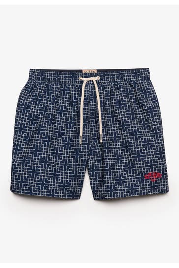 SUPERDRY Badeshorts mehrfarbig