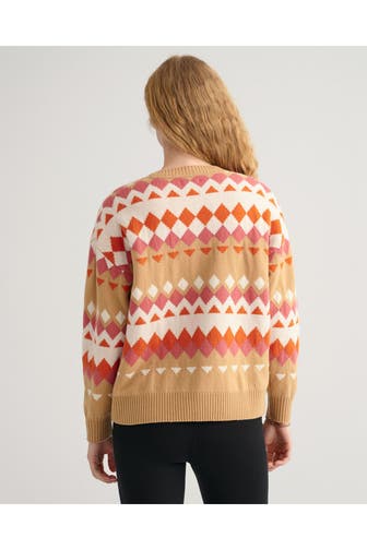GANT Wollmix-Strickpullover gemustert