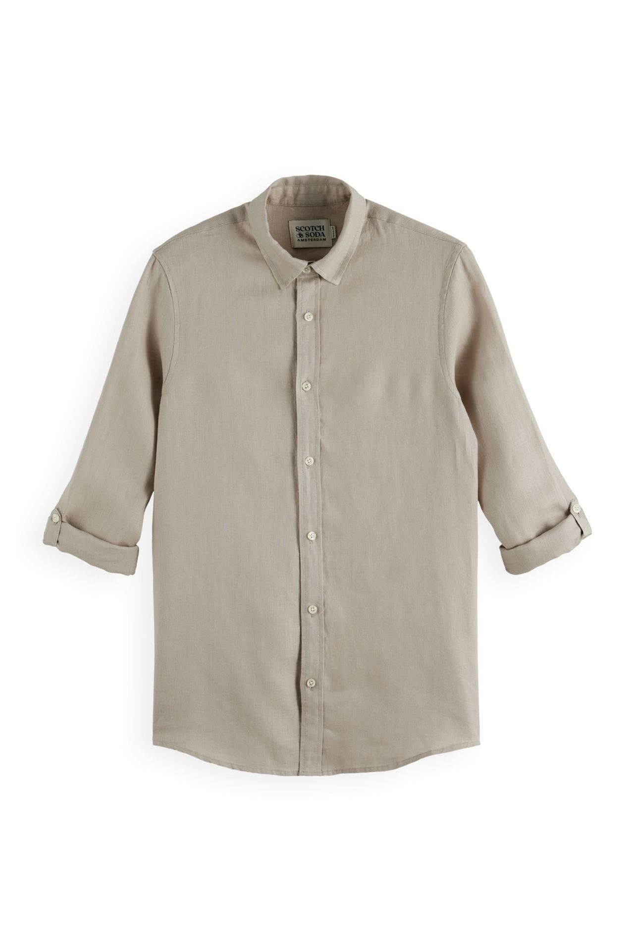 SCOTCH & SODA Leinenhemd hellbraun, Bild 1