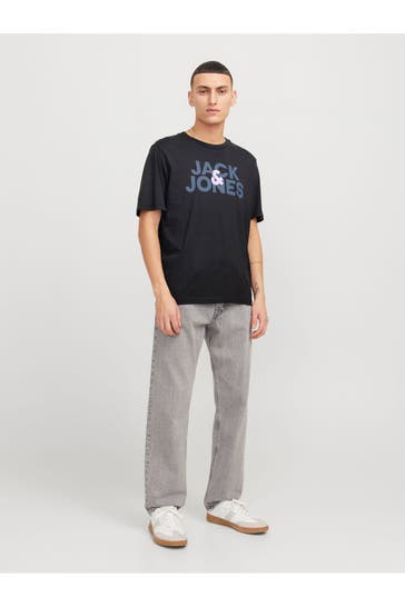 JACK & JONES T-Shirt schwarz 