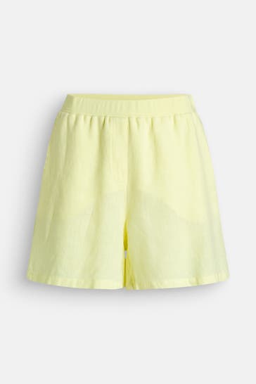 RIANI Leinen-Shorts gelb