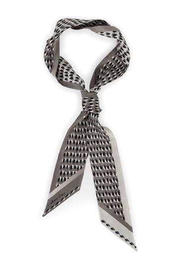 MARC CAIN Patterned silk scarf