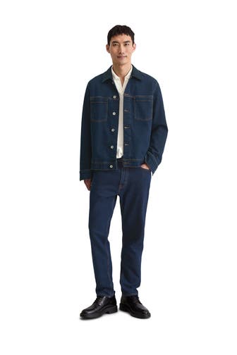 MARC O'POLO Jeansjacke dunkelblau