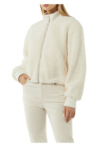 COMMA, Fleecejacke ecru