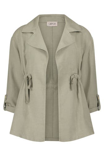 CARTOON Leinenjacke graugrün