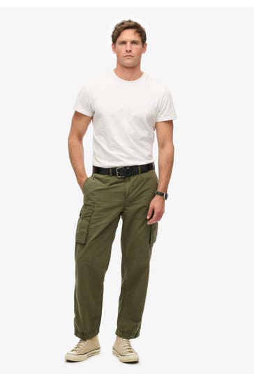 SUPERDRY Cargohose oliv