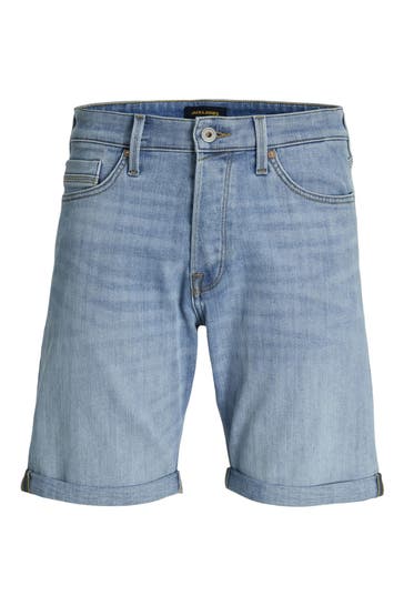 JACK & JONES Jeansshorts 'JJichris' hellblau