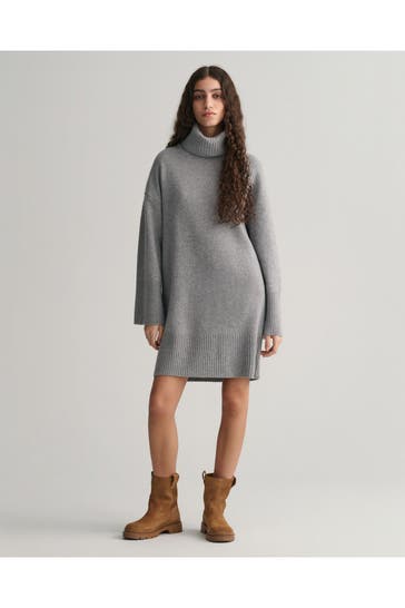 GANT Wollkleid grau