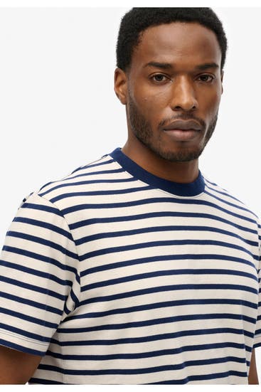SUPERDRY - T-Shirt 'Merchant Stripe' gestreift