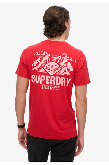 SUPERDRY - T-Shirt 'Lo-Fi' rot