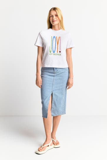 RICH & ROYAL T-Shirt weiß 