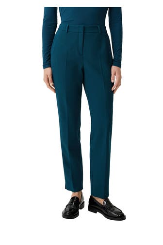 COMMA, Stoffhose petrol