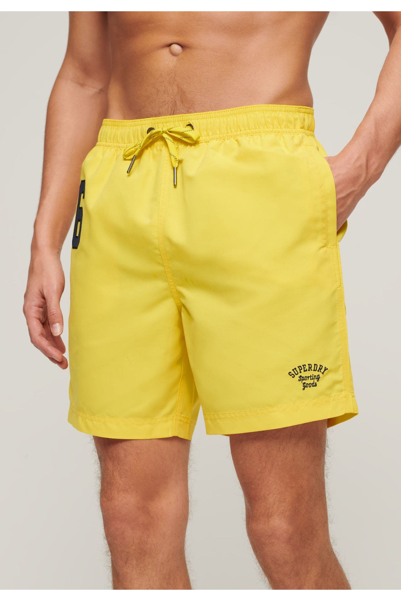 SUPERDRY Badeshorts gelb, Bild 1