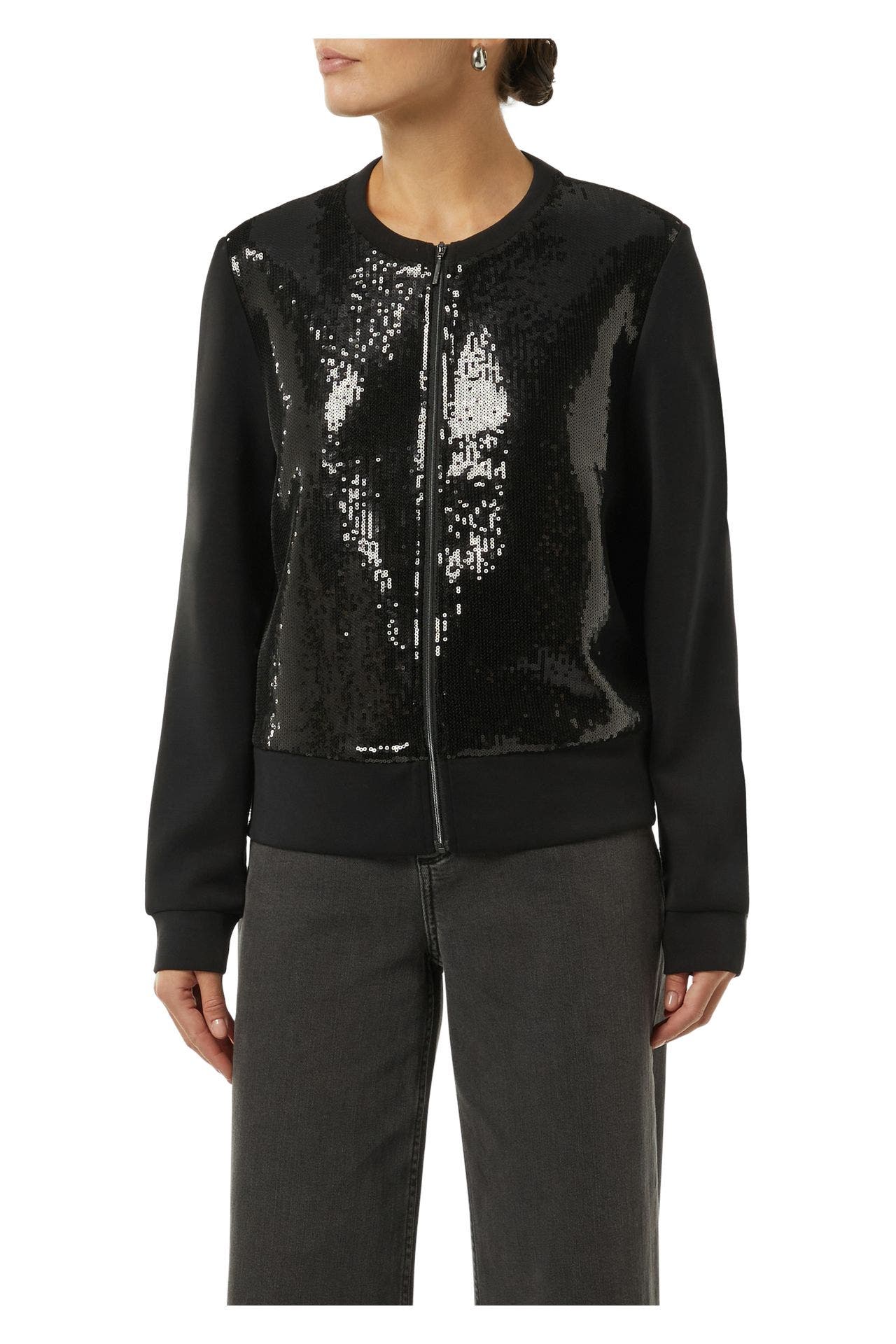 COMMA, Sweatjacke schwarz, Bild 1
