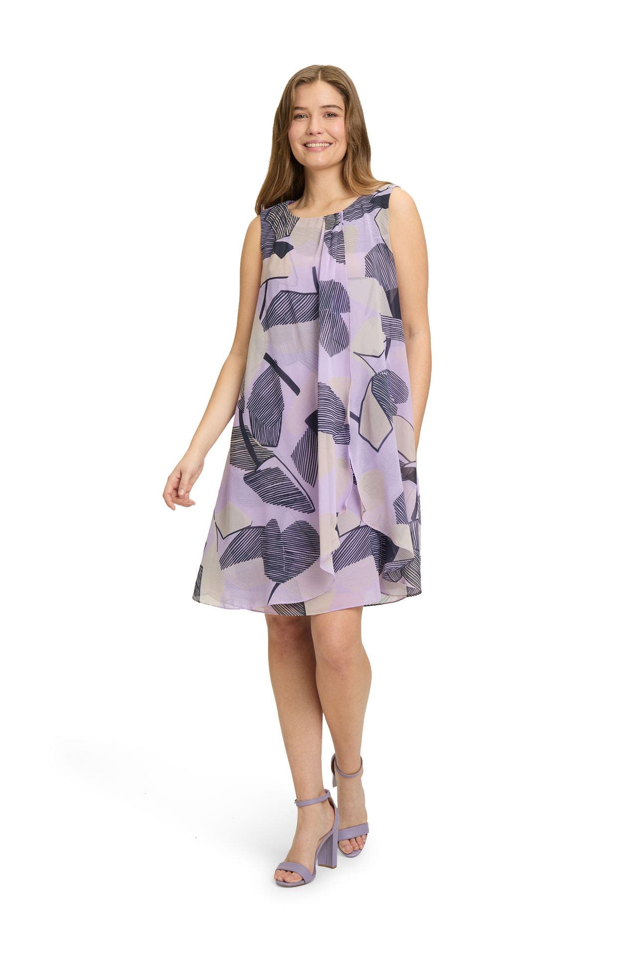 BETTY & CO Chiffonkleid gemustert, Bild 1