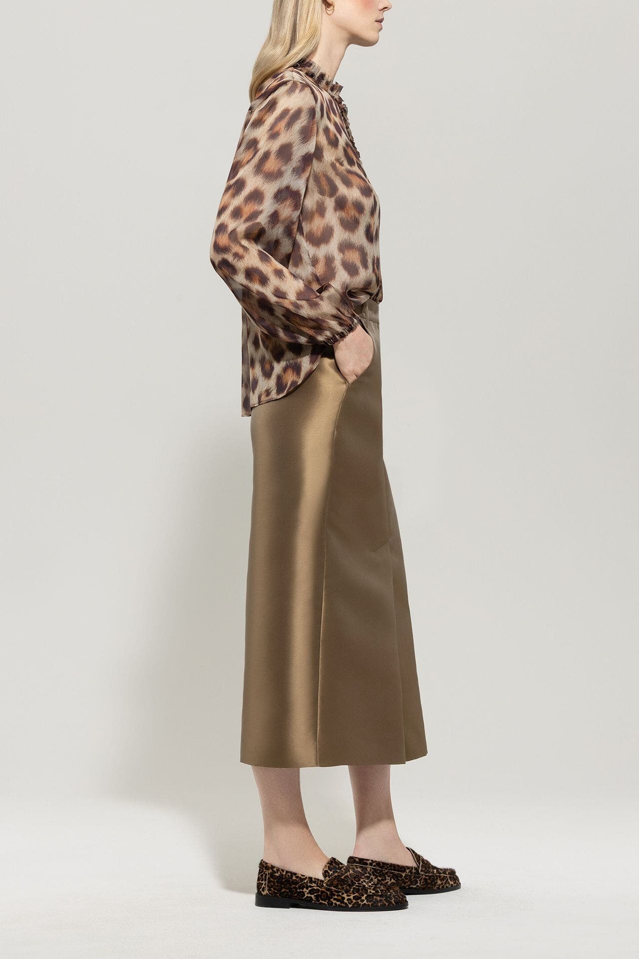 LUISA CERANO Seidenbluse animal, Bild 1