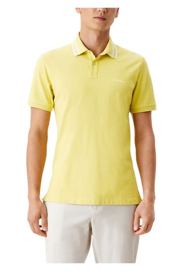 S.OLIVER Polo-Shirt zitronengelb