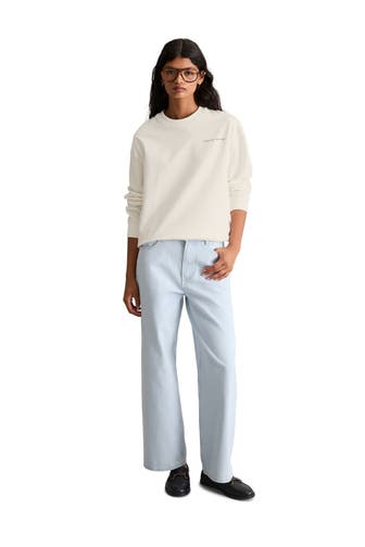 MARC O'POLO DENIM Sweatshirt weiß