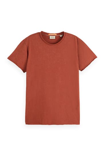 SCOTCH & SODA T-Shirt ziegelrot