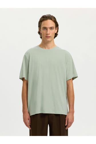 SELECTED T-Shirt lindgrün