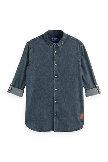 SCOTCH & SODA Jeanshemd dunkelblau