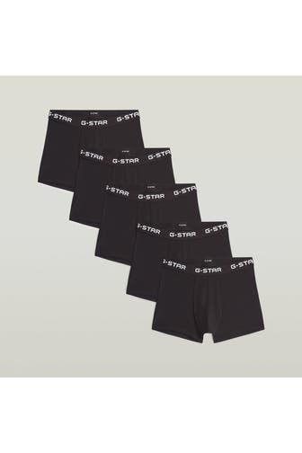G-STAR 5er-Pack Boxer Trunks 'Maize' schwarz