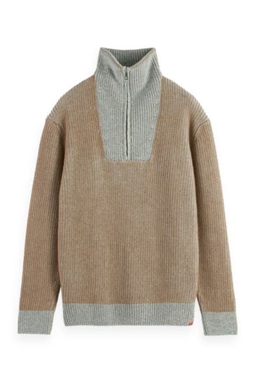 SCOTCH & SODA Strickpullover zweifarbig