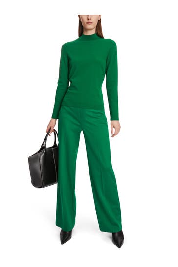 MARC CAIN Strickpullover grün