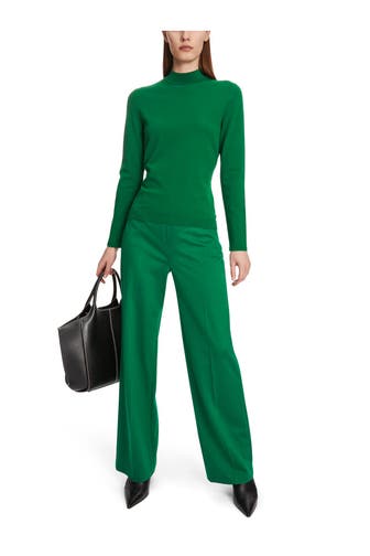 MARC CAIN Strickpullover grün