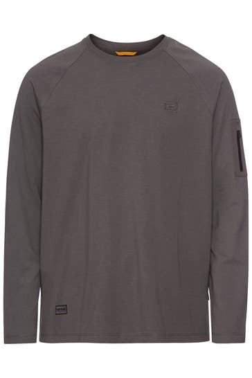 CAMEL ACTIVE Longsleeve dunkelgrau