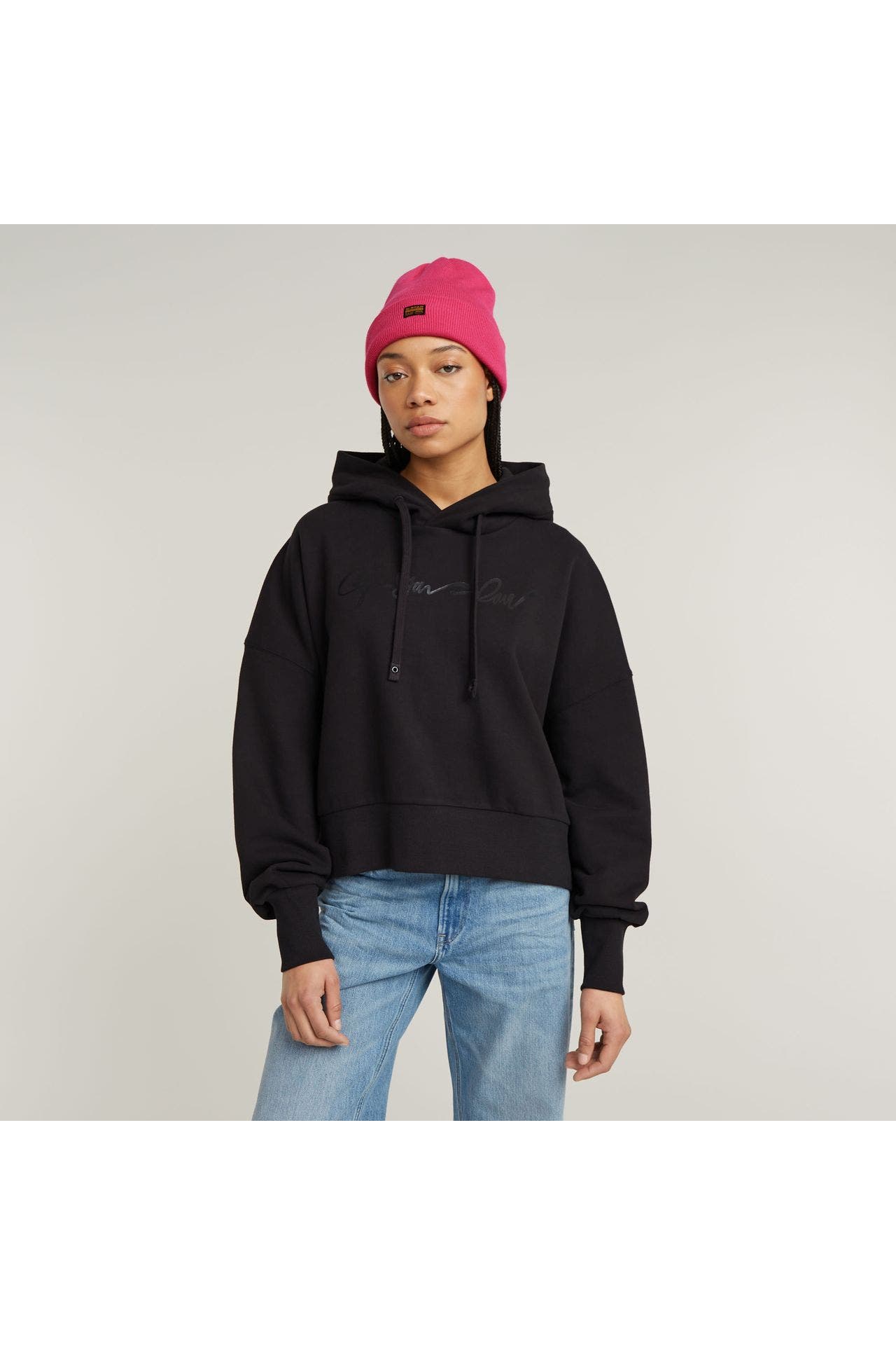G-STAR Hoodie schwarz, Bild 1