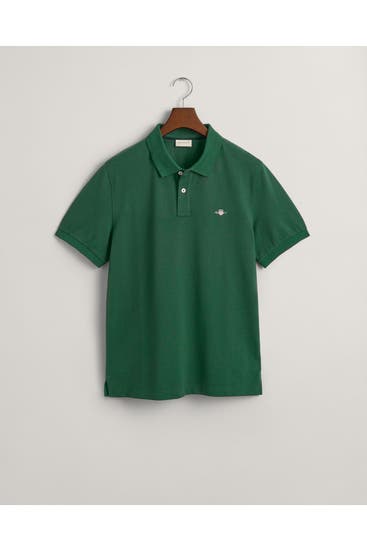 GANT - Polo-Shirt dunkelgrün